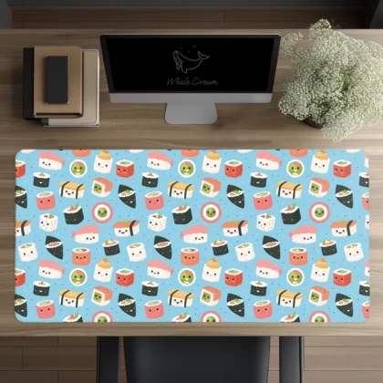 Sushi pattern mouse pad - desk mat